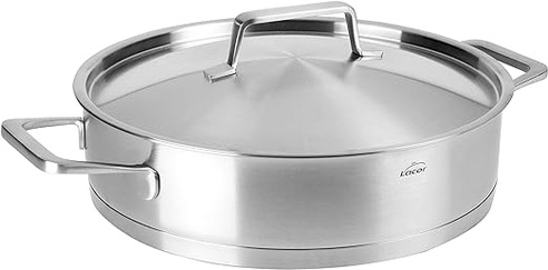 Wecook! Kookpan van roestvrij staal 18/10, met deksel staal, geschikt